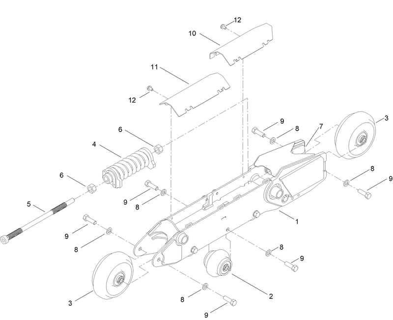 LH Track Assembly No 139 7294