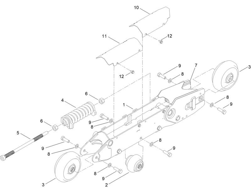 RH Track Assembly No 139 7293