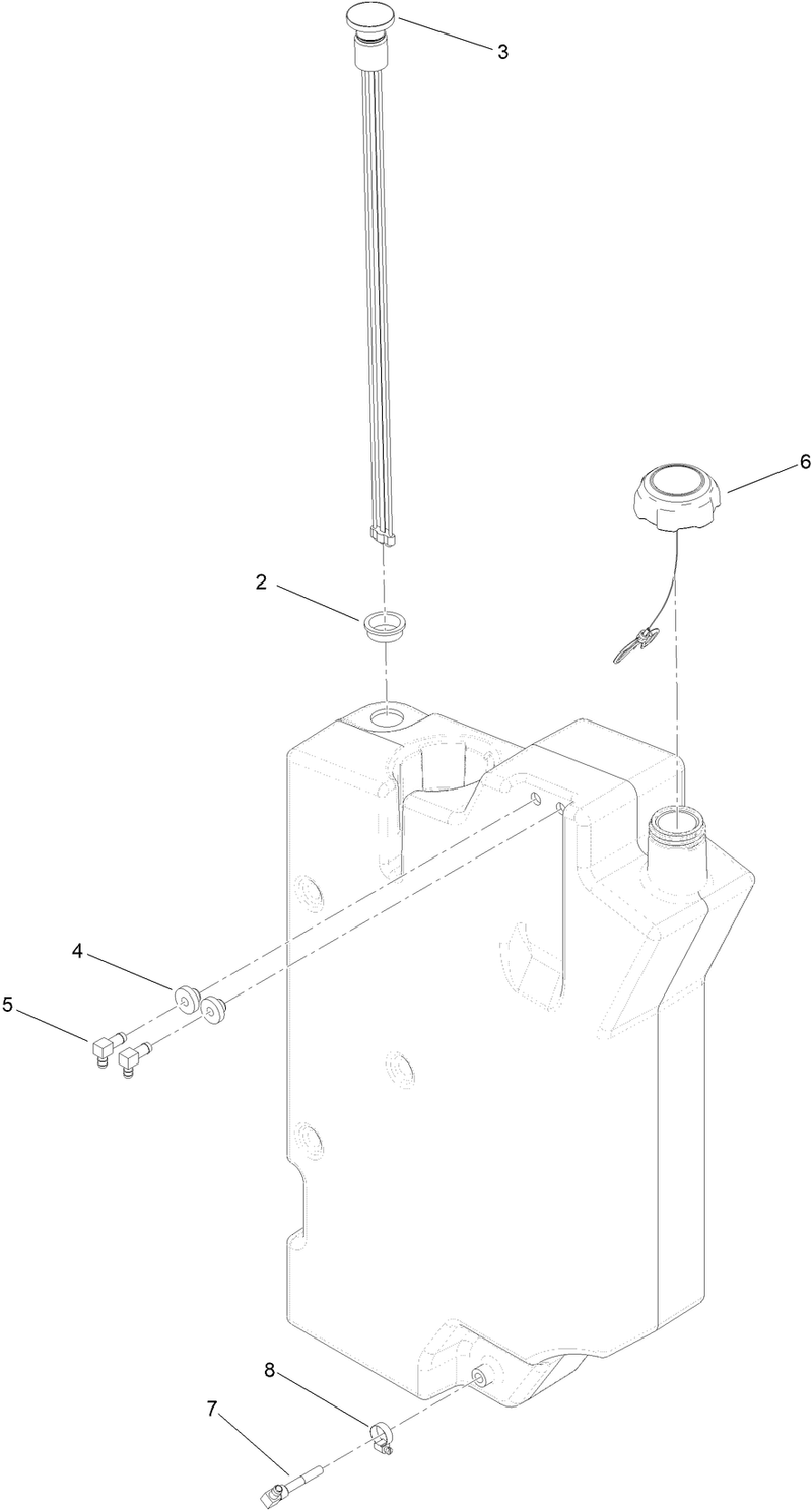 Fuel Tank Assembly No 145 4466