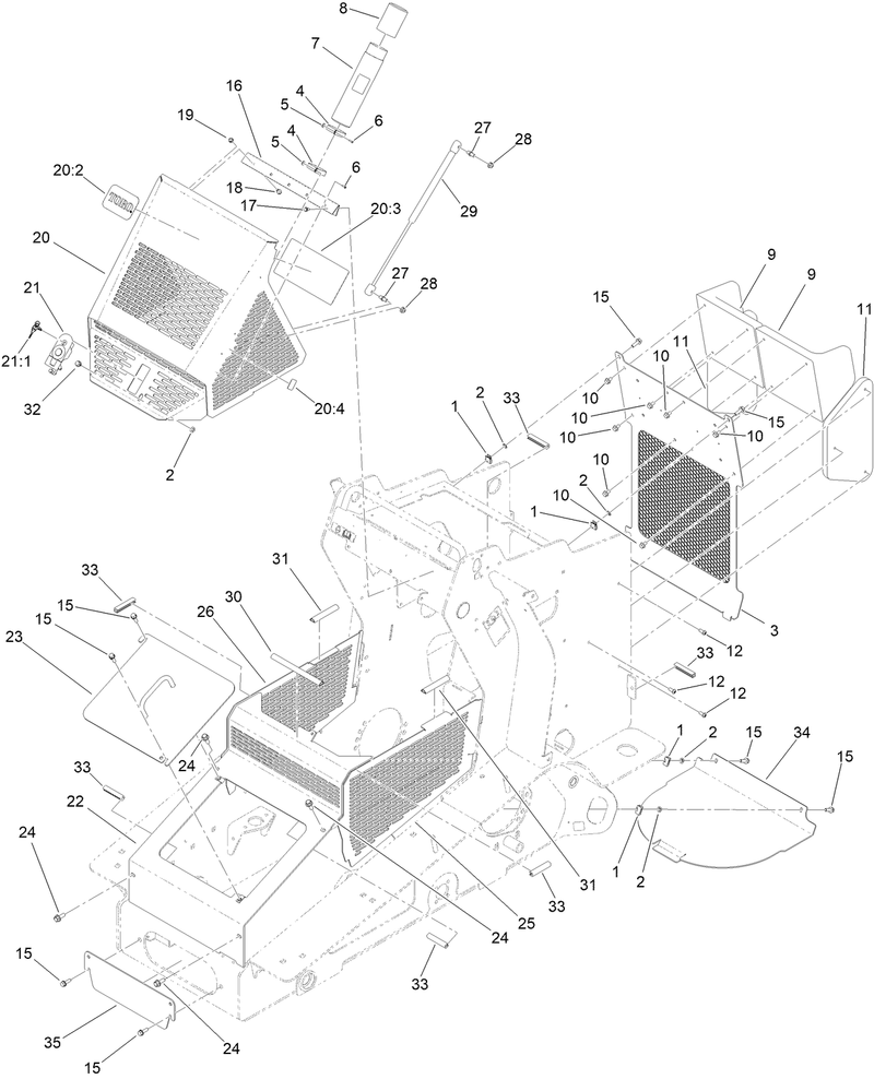 Hood and Covers Assembly