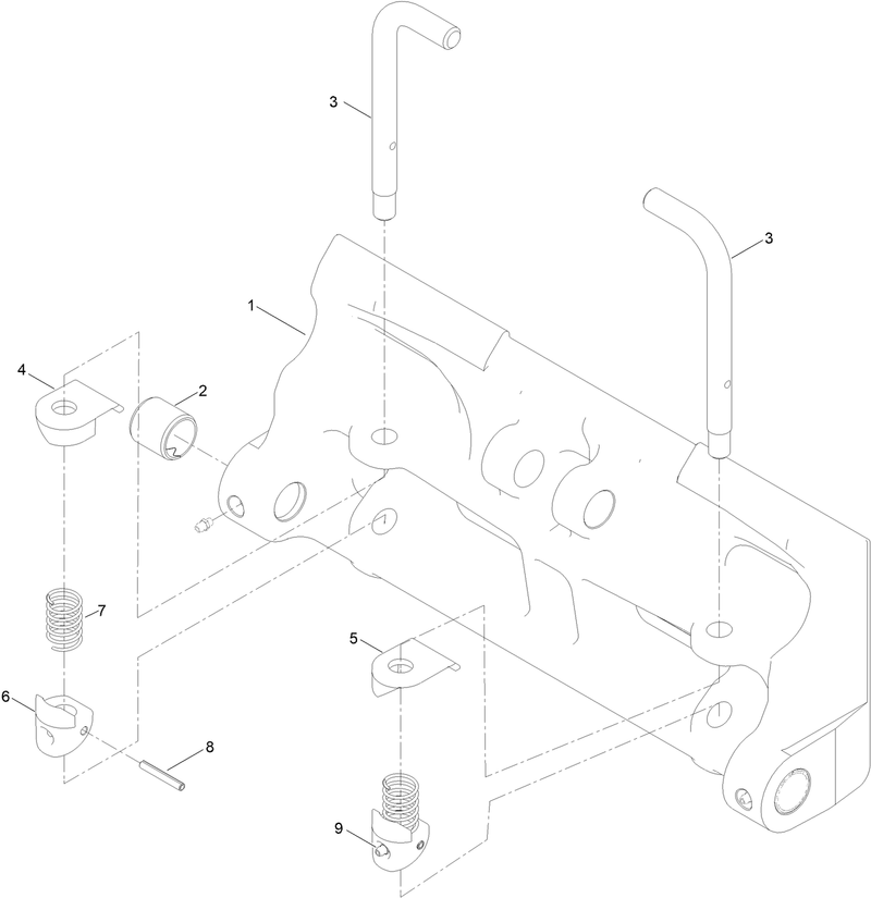 Attachment Plate Assembly No 140 6017