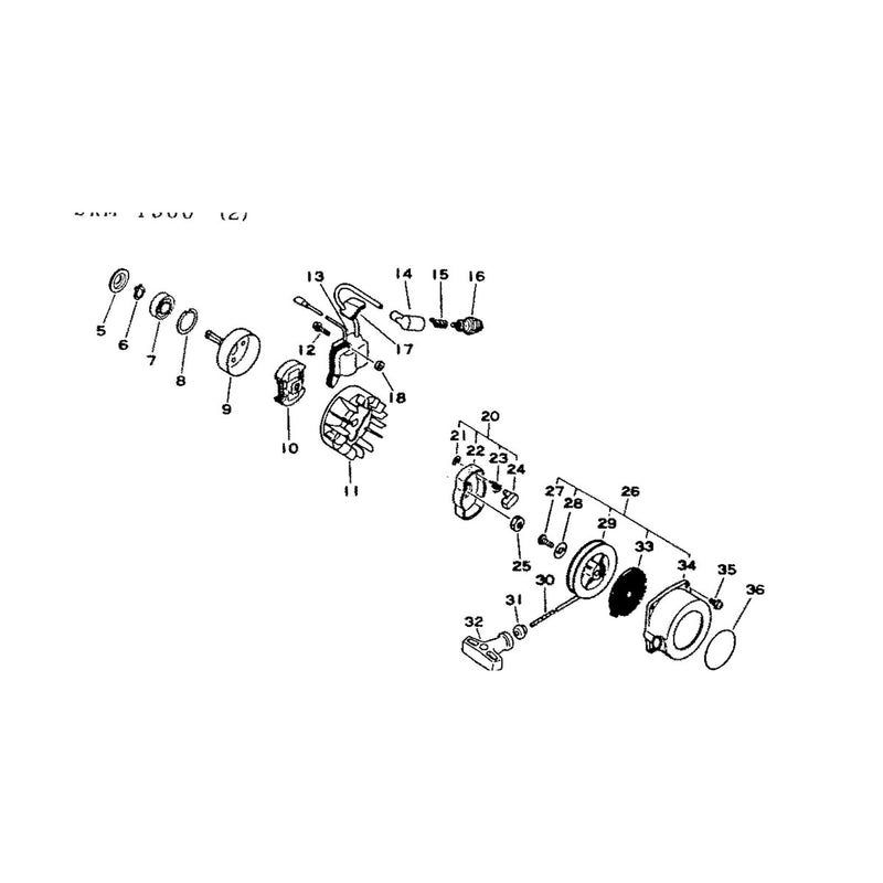 Clutch Ignition and Recoil Starter