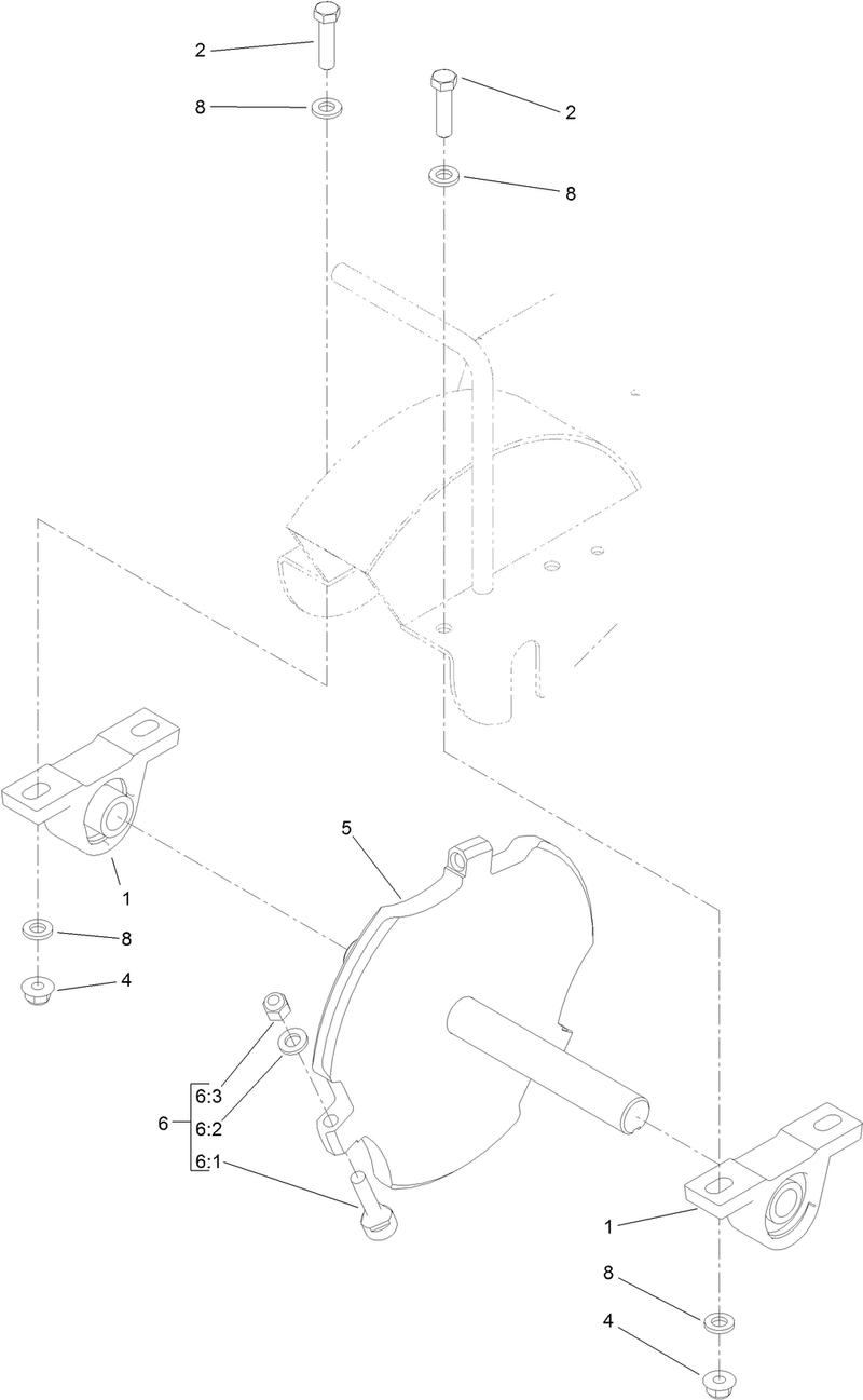 3 Tooth Grinder Wheel Assembly