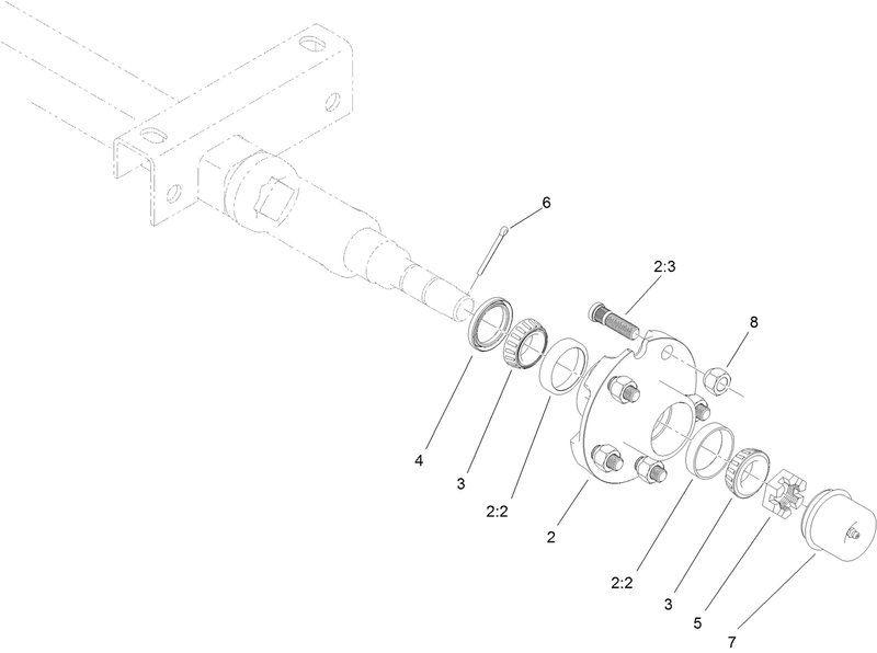 Axle Assembly No 119 5190