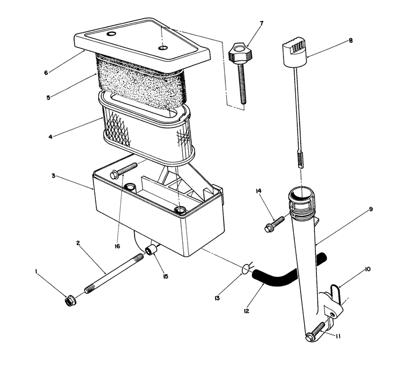 Air Cleaner engine Model No Vmh7 4