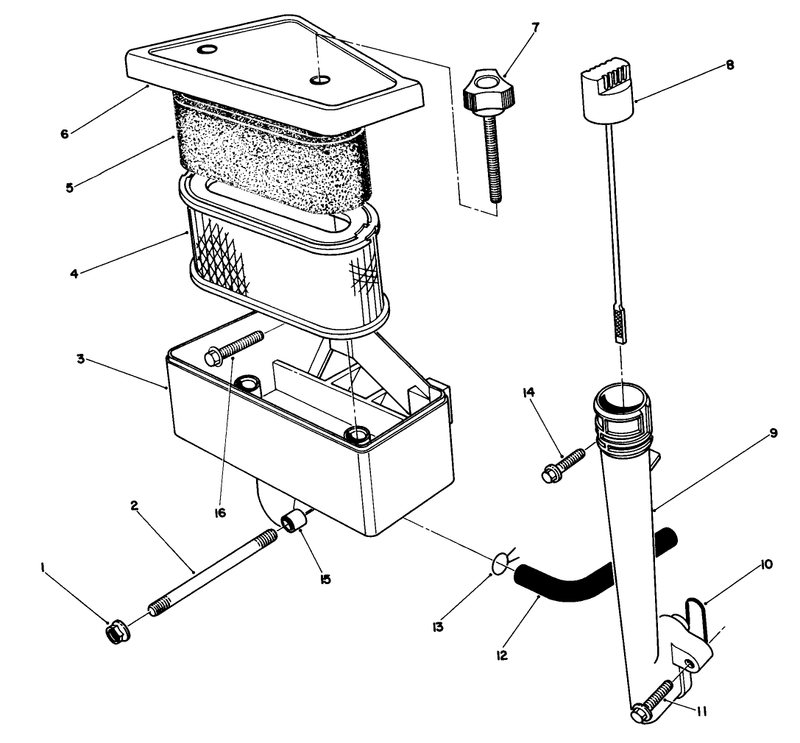 Air Cleaner engine Model No Vml0 4