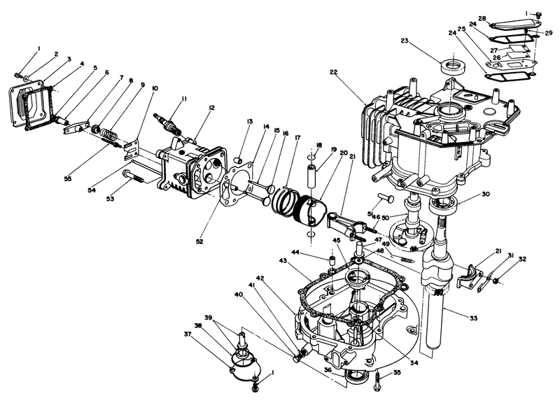 Engine Assembly Model No Vmh 7 continued