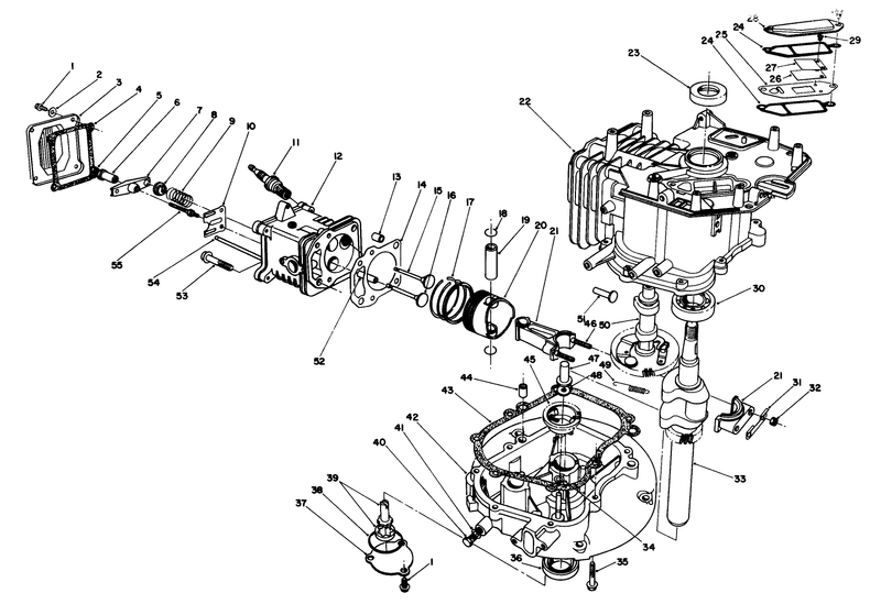 Engine Assembly Model No Vmj 8 continued