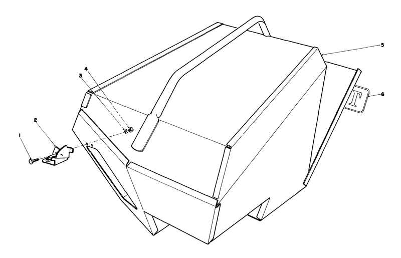 Steel Grass Catcher model 22099optional