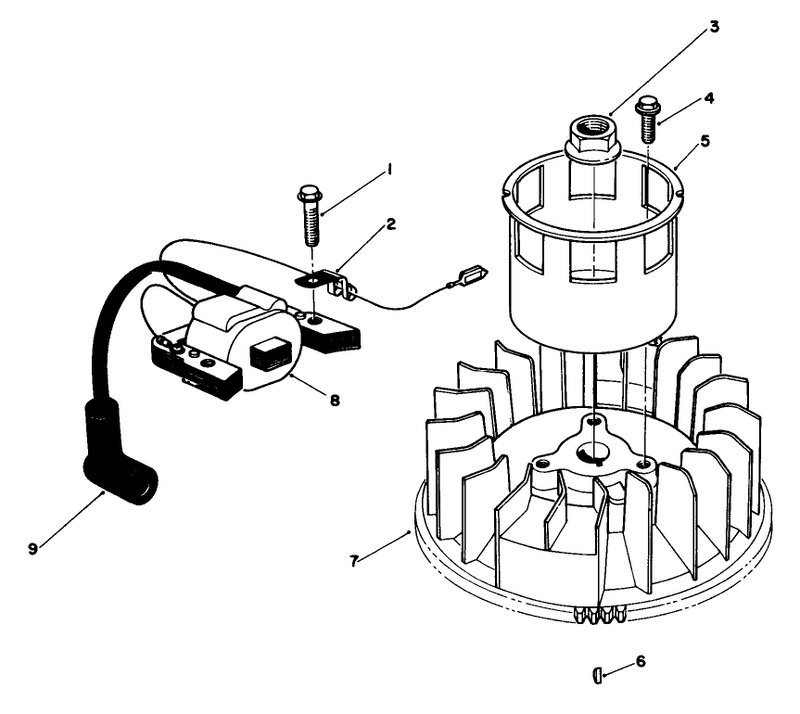 Magneto and Flywheel Assembly