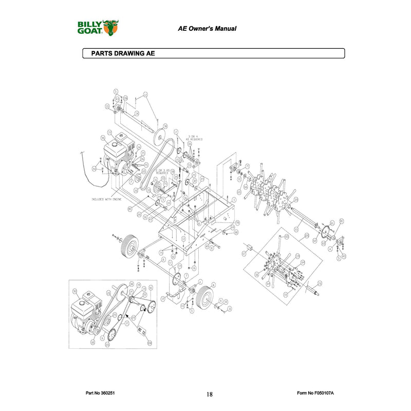 PARTS DRAWING AE