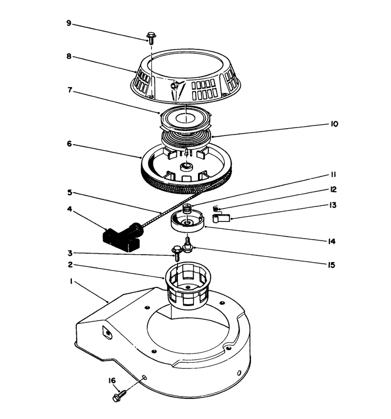 Recoil Assembly model No 47pn2 3
