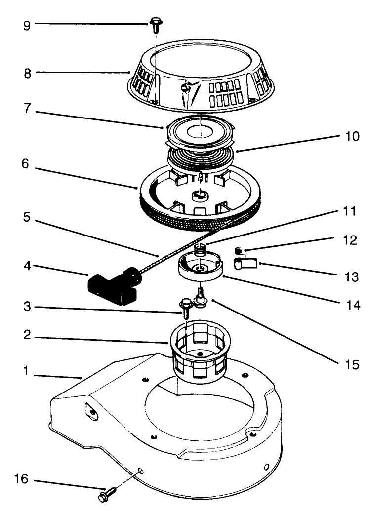 Recoil Assembly model No 47pp3 3