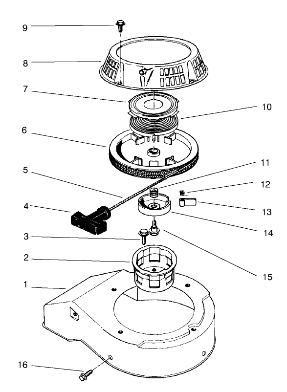 Recoil Assembly model 47pt6 3