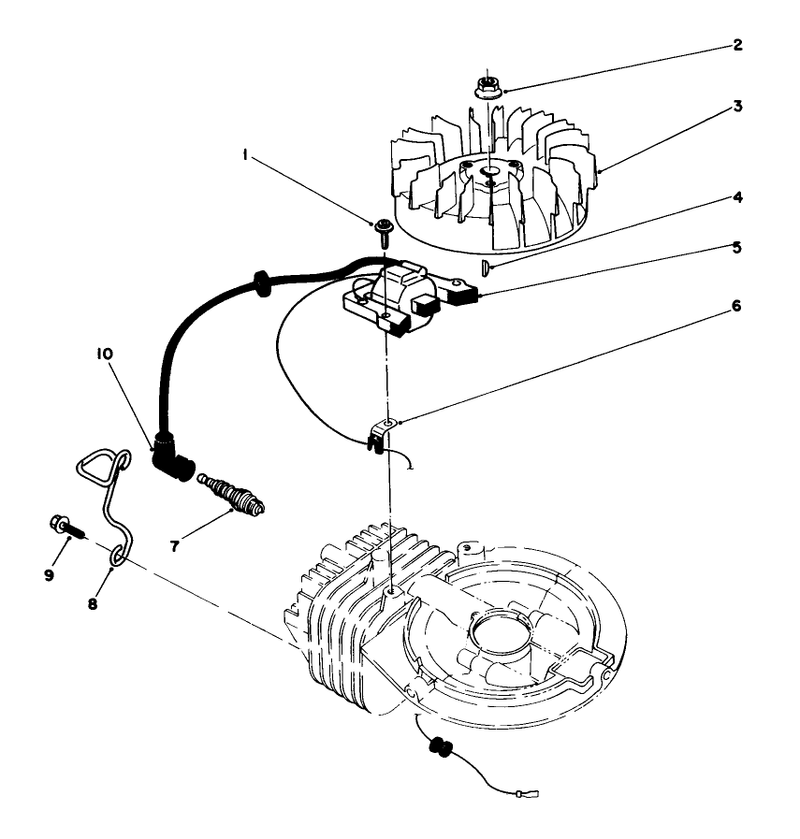 Engine Assembly Model No 47pj8 continued