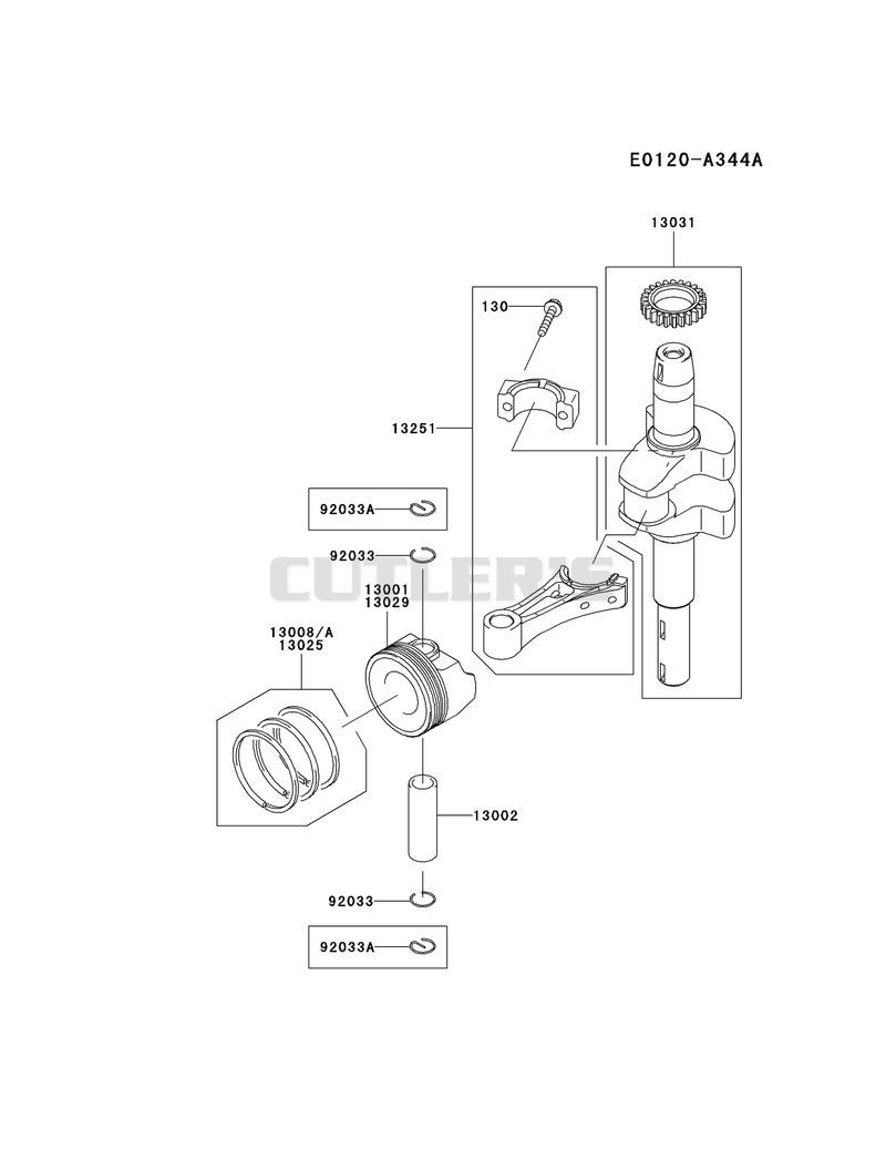 PISTON/CRANKSHAFT