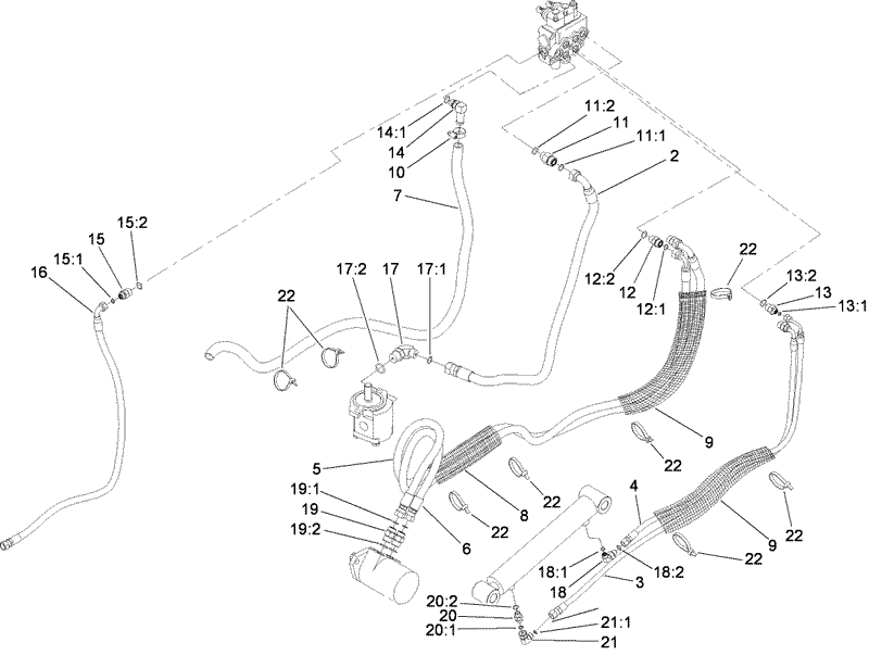 Hydraulic Routing Assembly