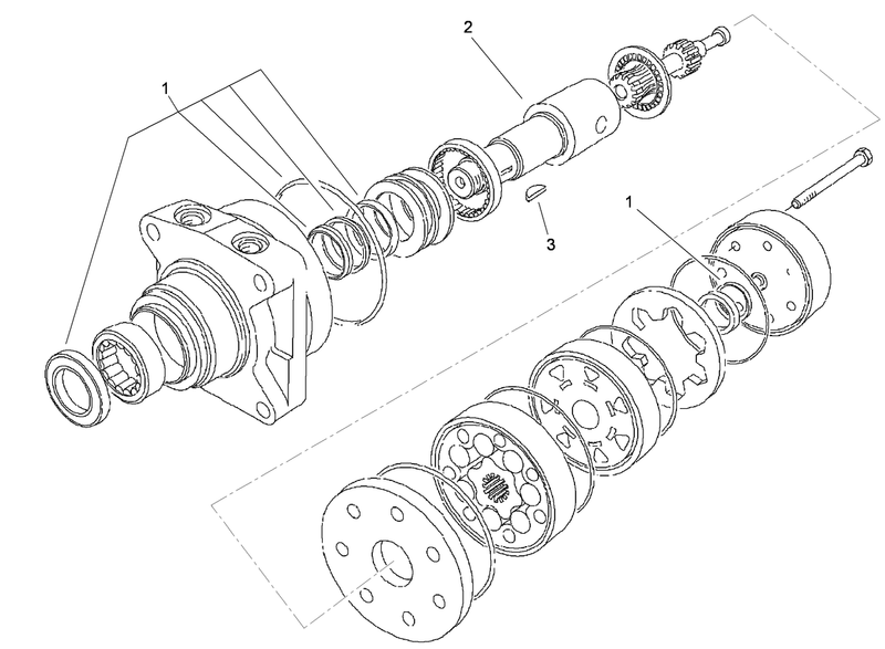 Hydraulic Motor Assembly No 104 8470