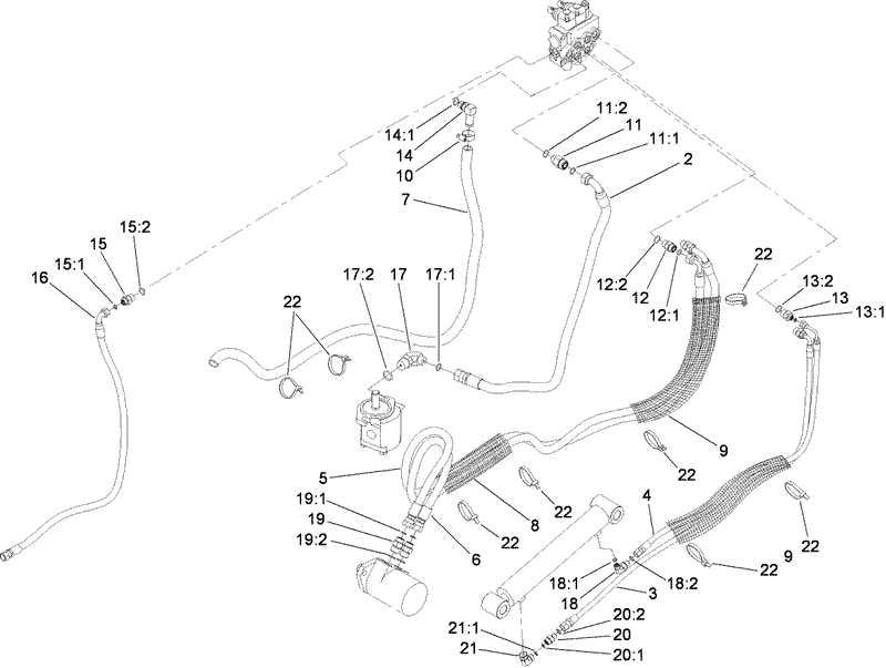 Hydraulic Routing Assembly