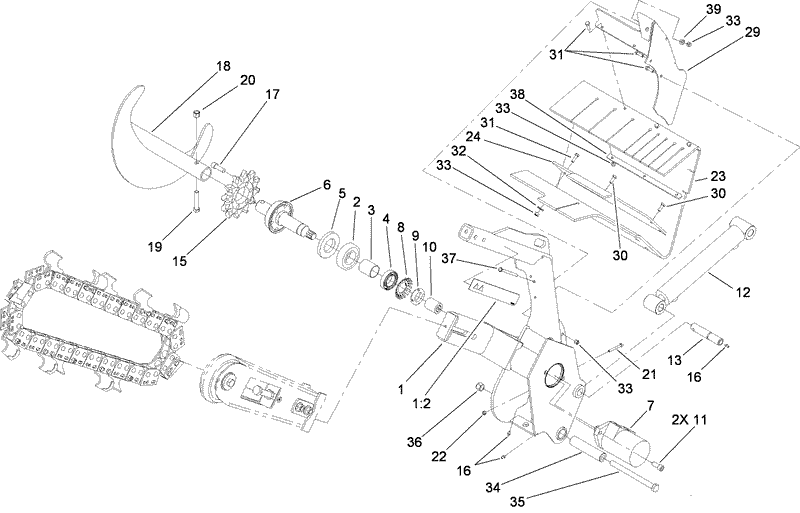 Trencher Assembly