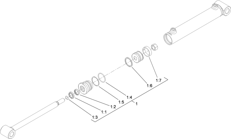 Hydraulic Cylinder Assembly No 112 2602