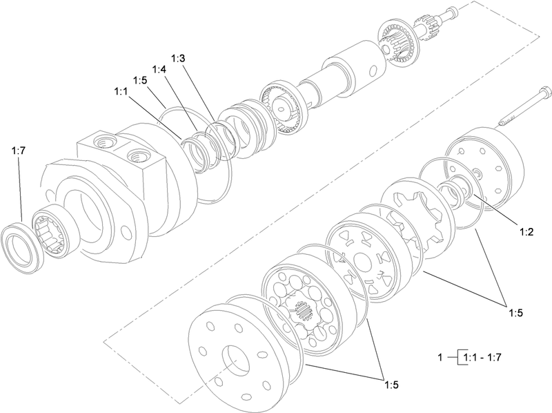 Hydraulic Motor Assembly No 114 3053