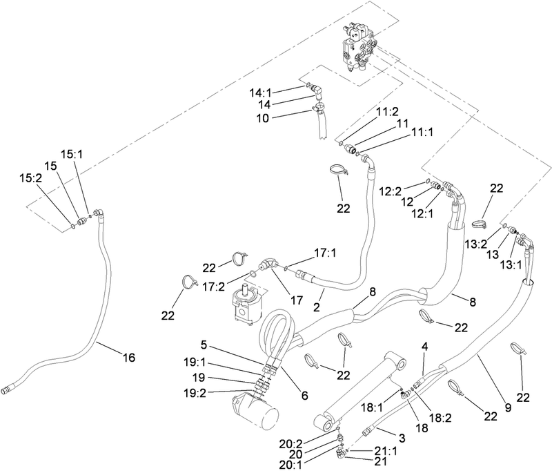 Hydraulic Routing Assembly