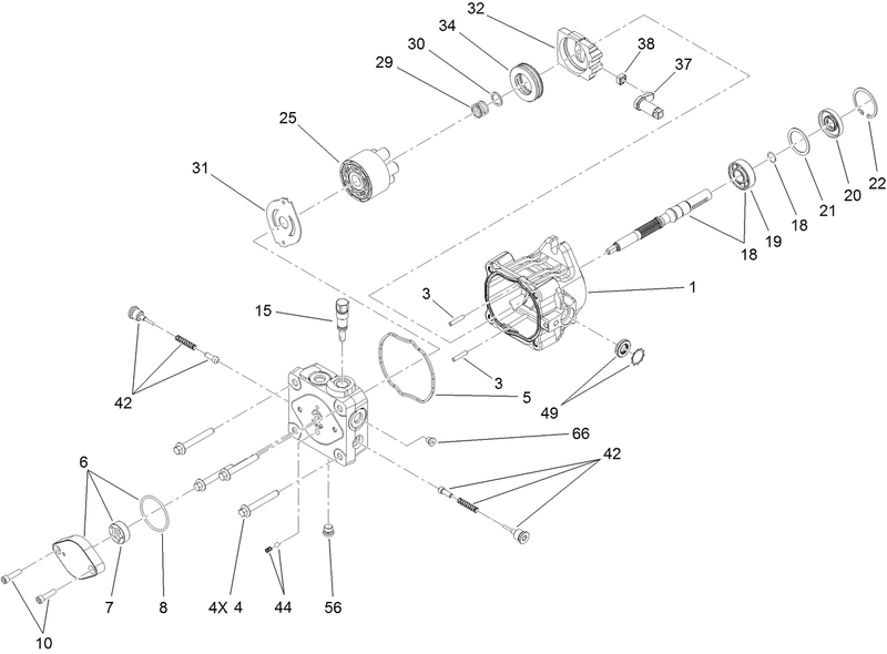 Hydraulic Pump Assembly No 117 6409