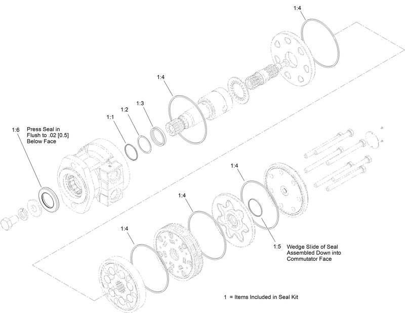 Hydraulic Motor Assembly No 131 0652