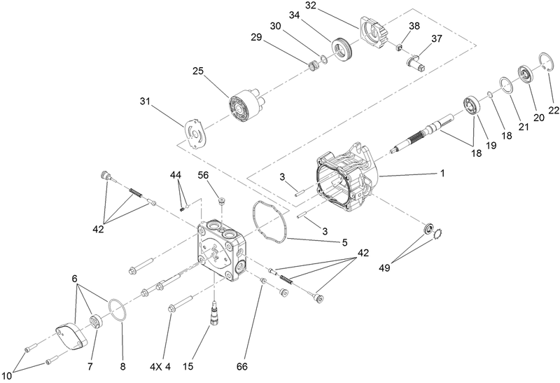 Hydraulic Pump Assembly No 117 6410