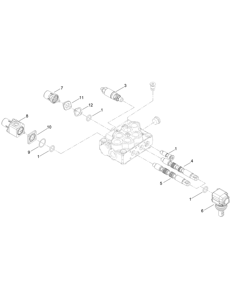 2 Spool Valve Assembly No 115 4062
