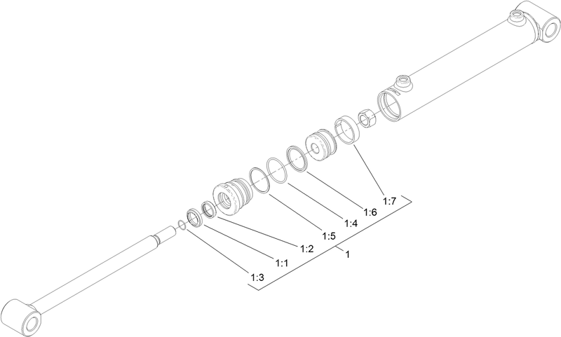Hydraulic Cylinder Assembly No 112 2602