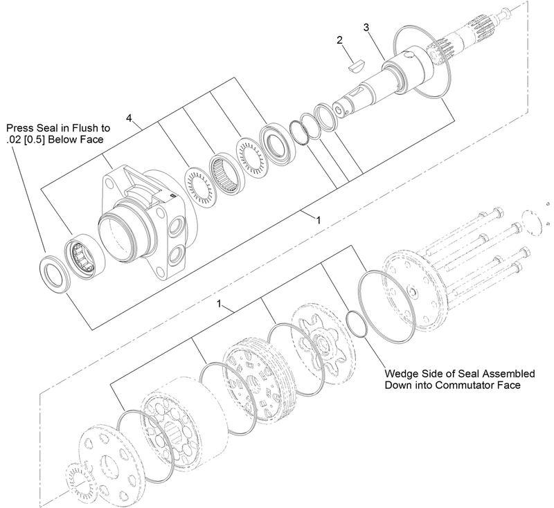 Hydraulic Motor Assembly No 104 8470