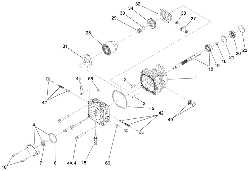 Hydraulic Pump Assembly No 117 6410