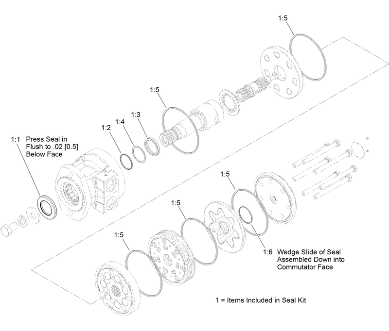 Hydraulic Motor Assembly No 131 0652
