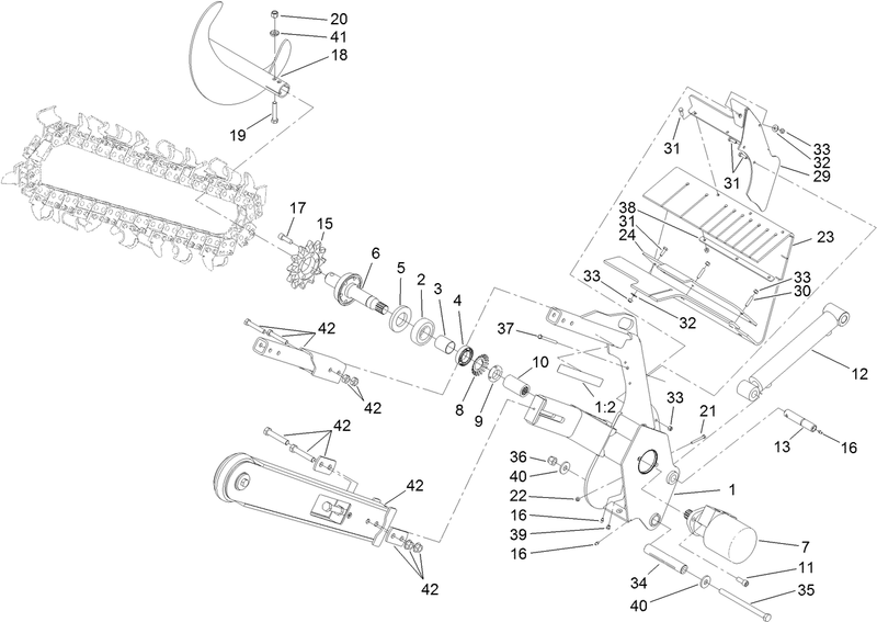 Trencher Assembly