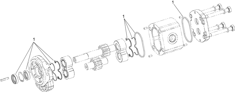 Gear Pump Assembly No 117 6307