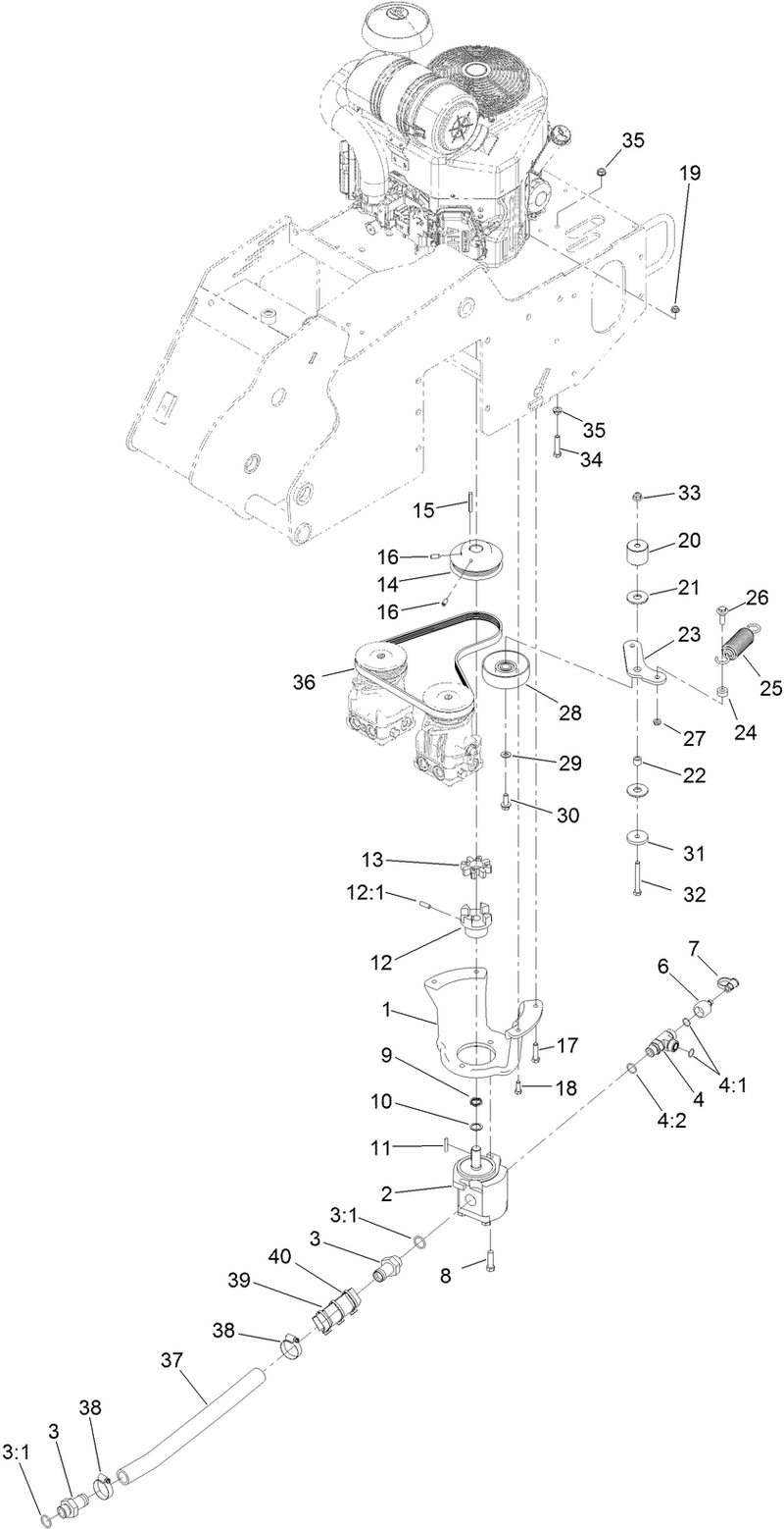 Gear Pump and Mount Assembly