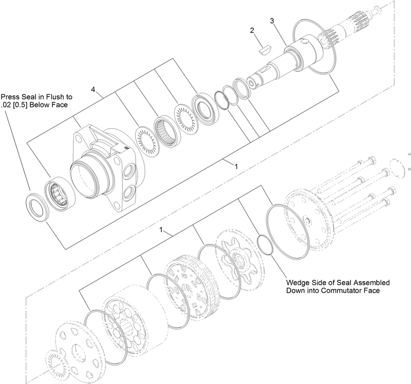 Hydraulic Motor Assembly No 104 8470