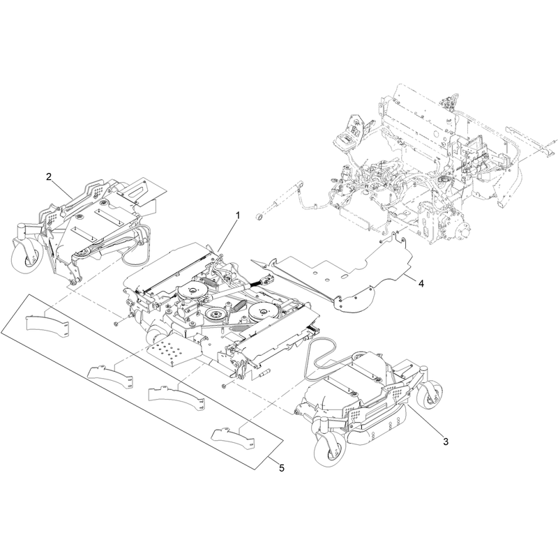 Deck Discharge Tunnel and Mulch Kit Assembly