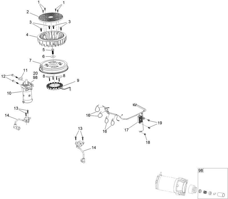 Ignition and Cooling Fan