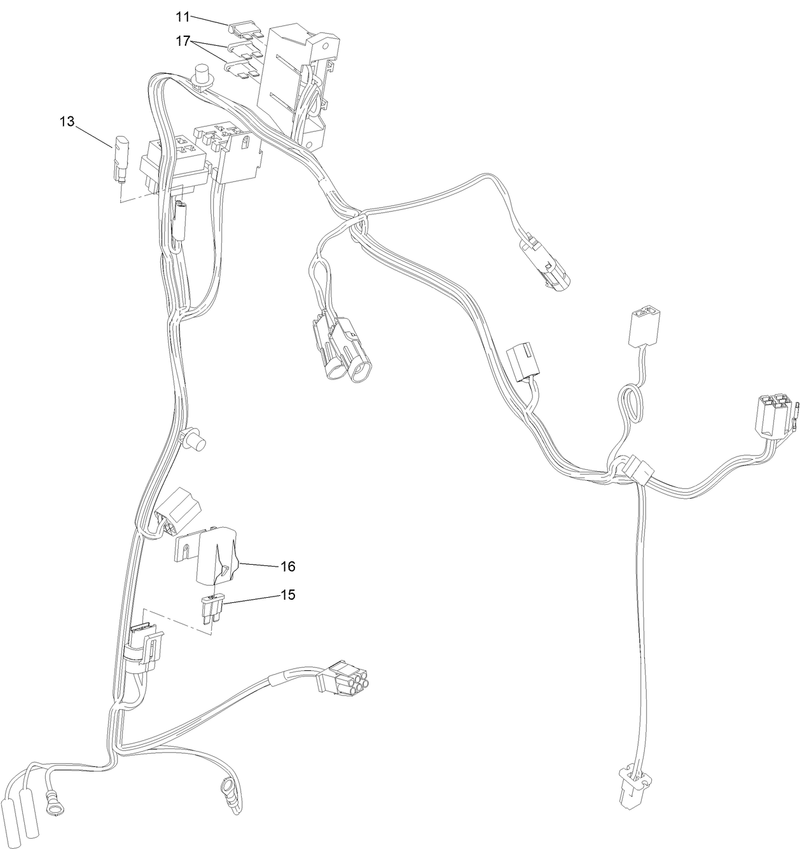 Wire Harness Assembly No 138 7153