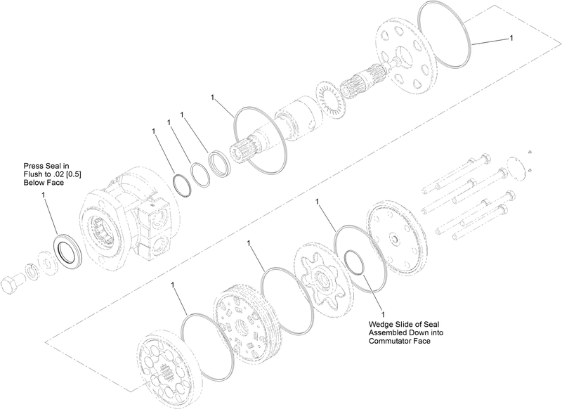 Hydraulic Motor Assembly No 117 6306
