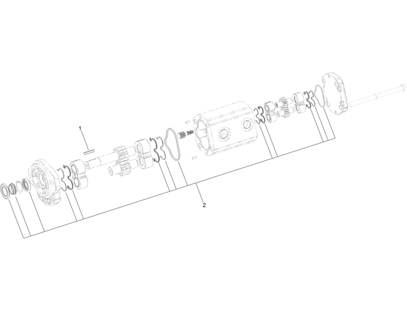 Hydraulic Pump Assembly No 137 7630