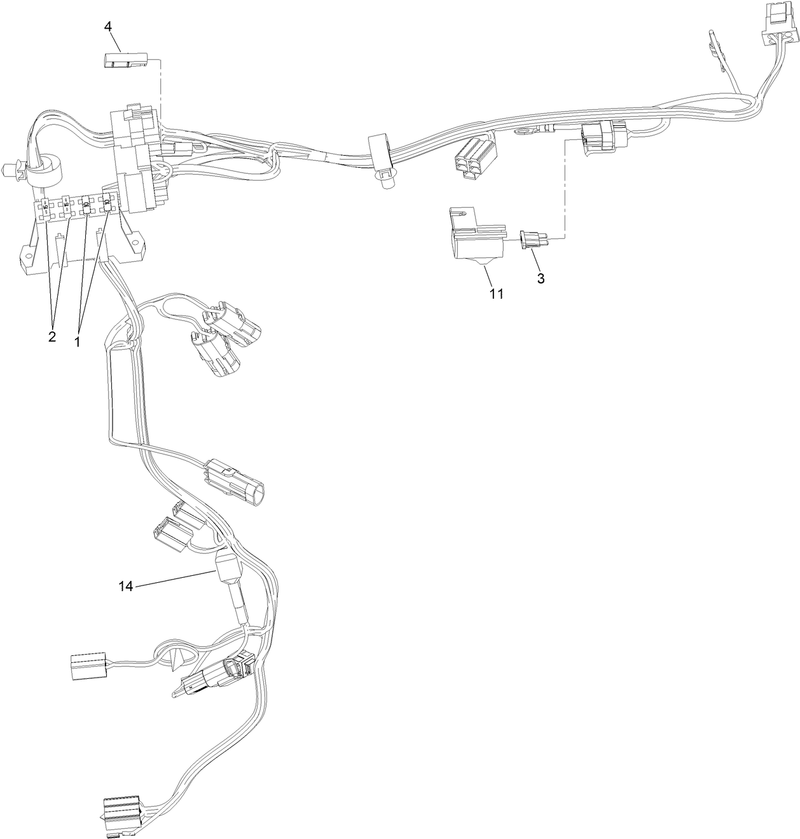 Wire Harness Assembly No 137 7624