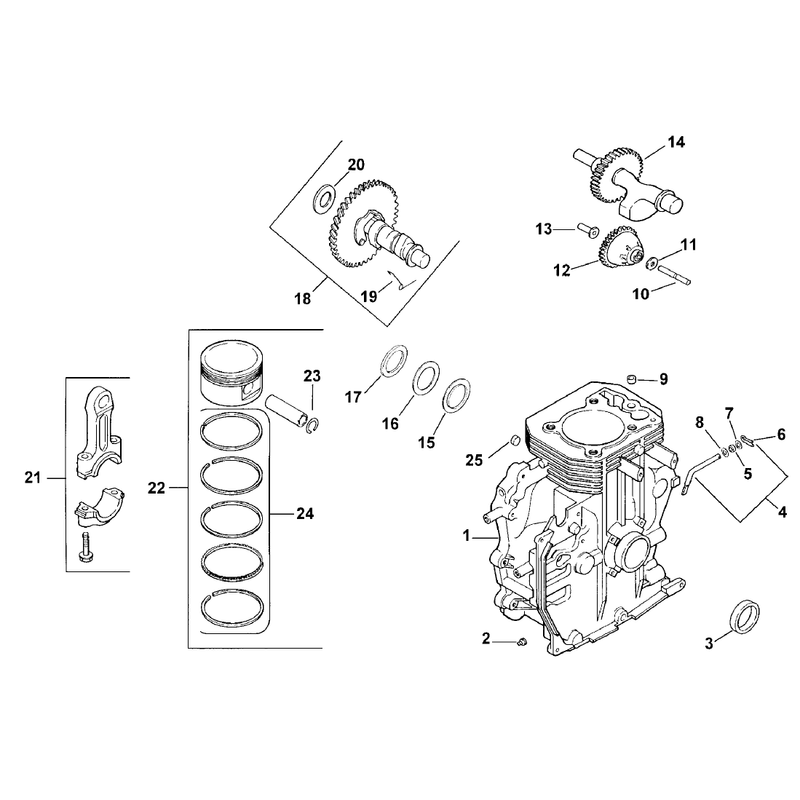 Crankcase Model 73449 Only