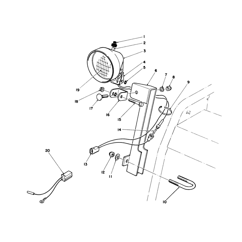 Light Kit No. 66-7940 (optional)