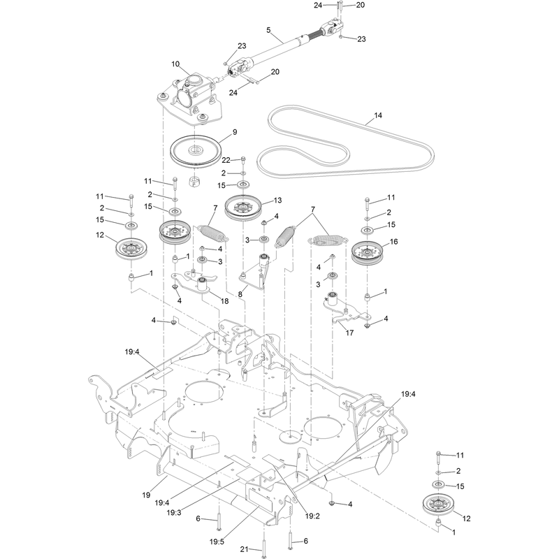 Center Deck Assembly
