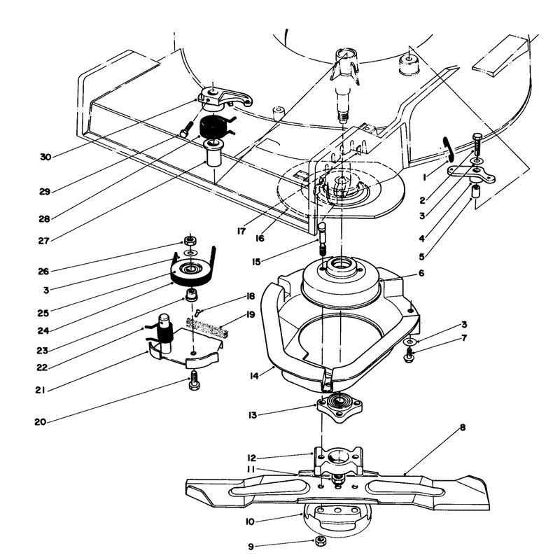 Blade Brake Clutch Assembly