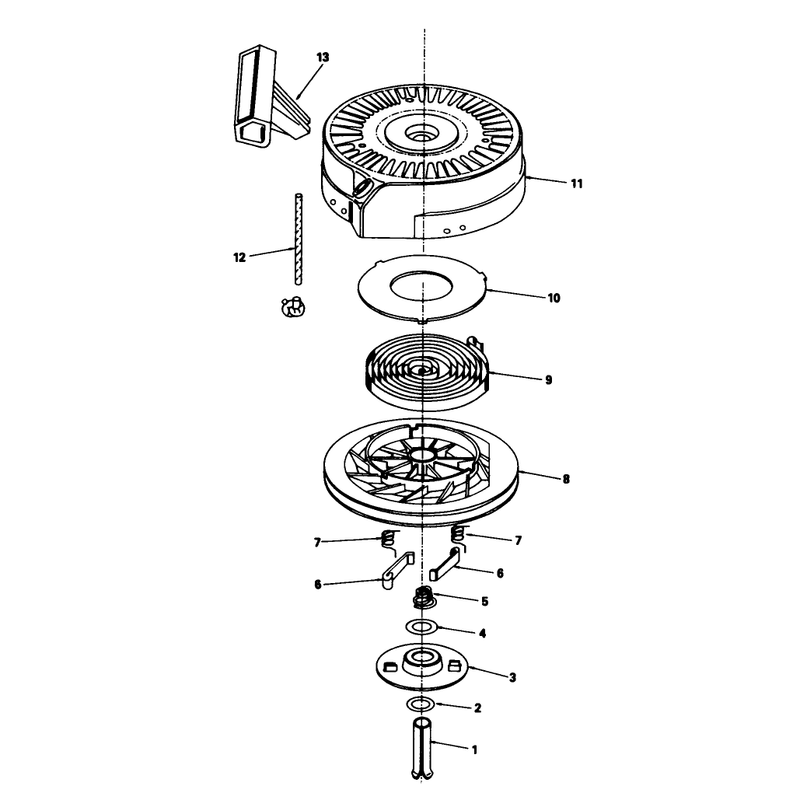 Rewind Starter N0-590621